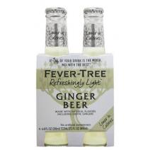 Fever Tree - Ginger Beer Light 200ml (4 pack bottles)