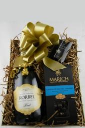 The Champagne & Chocolate - Gift Basket